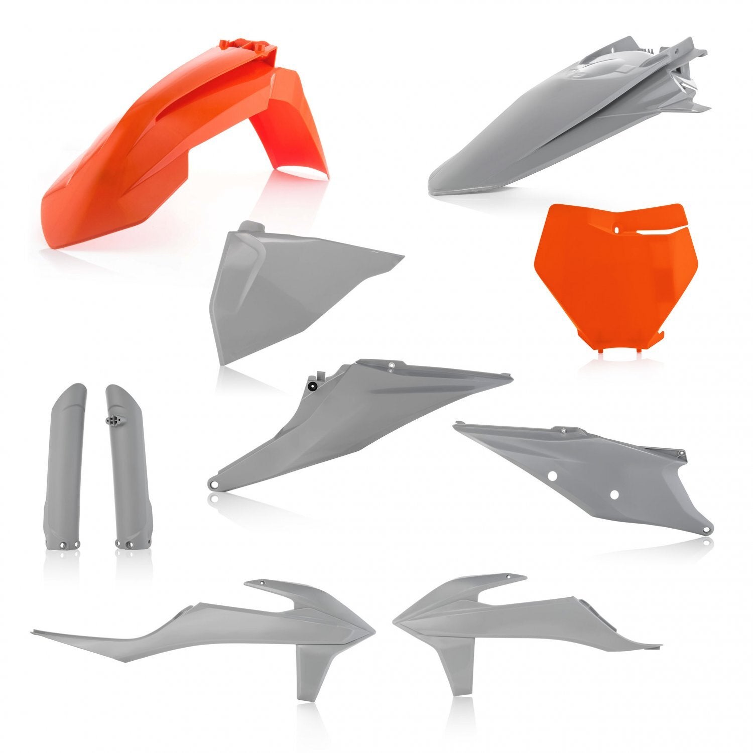 Acerbis Plastic Kit Ktm Sx Sxf Grey Hawk Factory Holeshot Designs